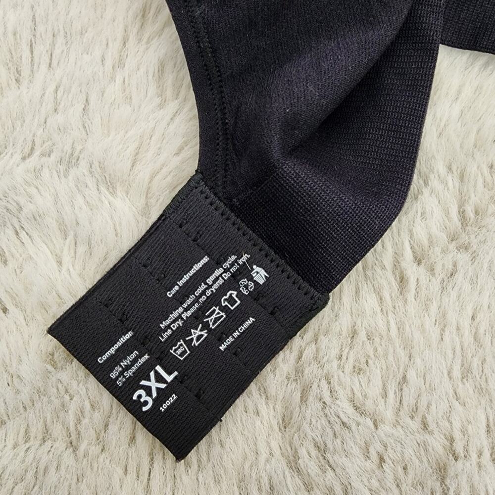 Truekind Daily Comfort Wireless Shaper Bra - Black Seamless Plus Size 3X - NEW - Picture 11 of 12